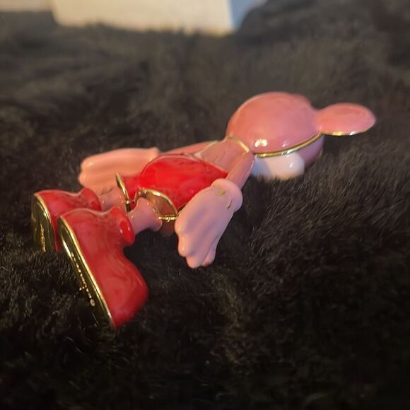 Disney x baublebar Mickey Mouse pink/red colorblock Bag Charm/keychain - Picture 4 of 7